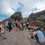Sul Gran Cono del Vesuvio con Giovanni Macedonio INGV sez. Napoli